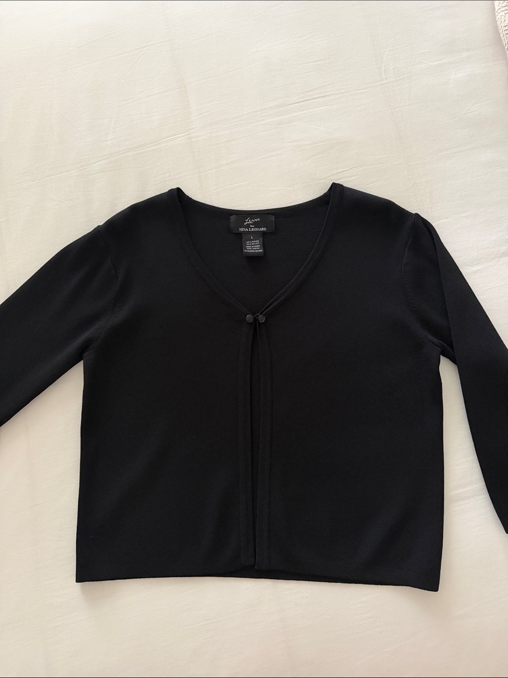 Lennie for Nina Leonard black cardigan